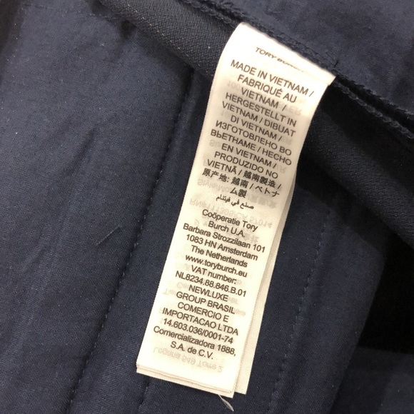 Tory Burch Sport Navy Blue Performance Golf Pants 6 - Picture 8 of 9